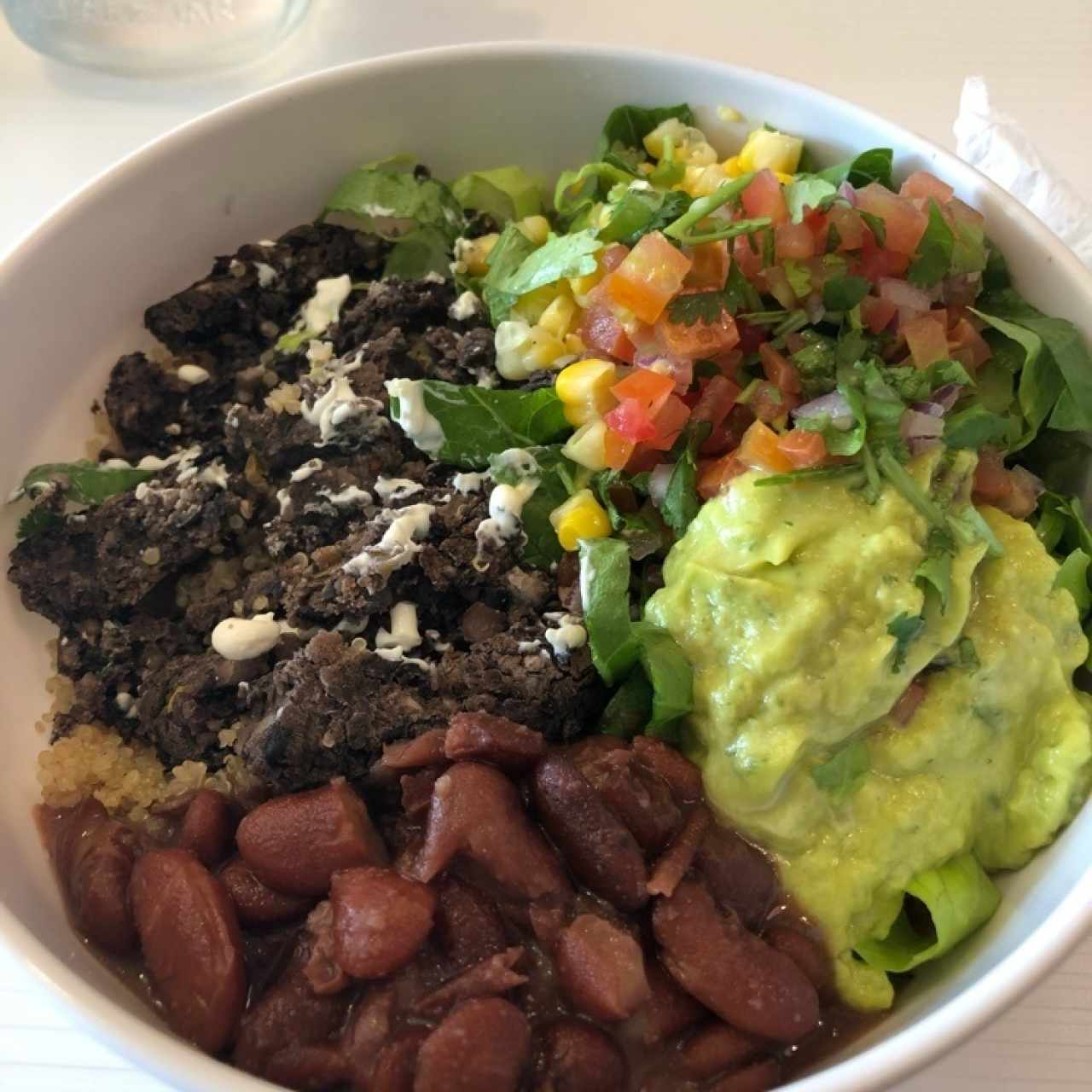 Bowl mexicano, opcion vegana 