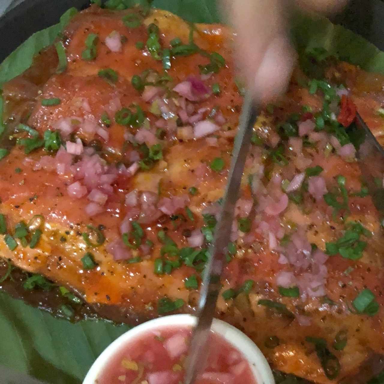 Carpaccio de yuca y atún