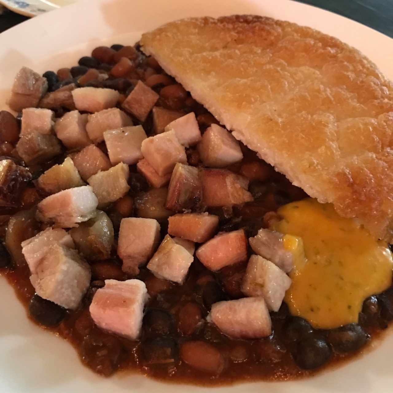 Pork and beans con concolón