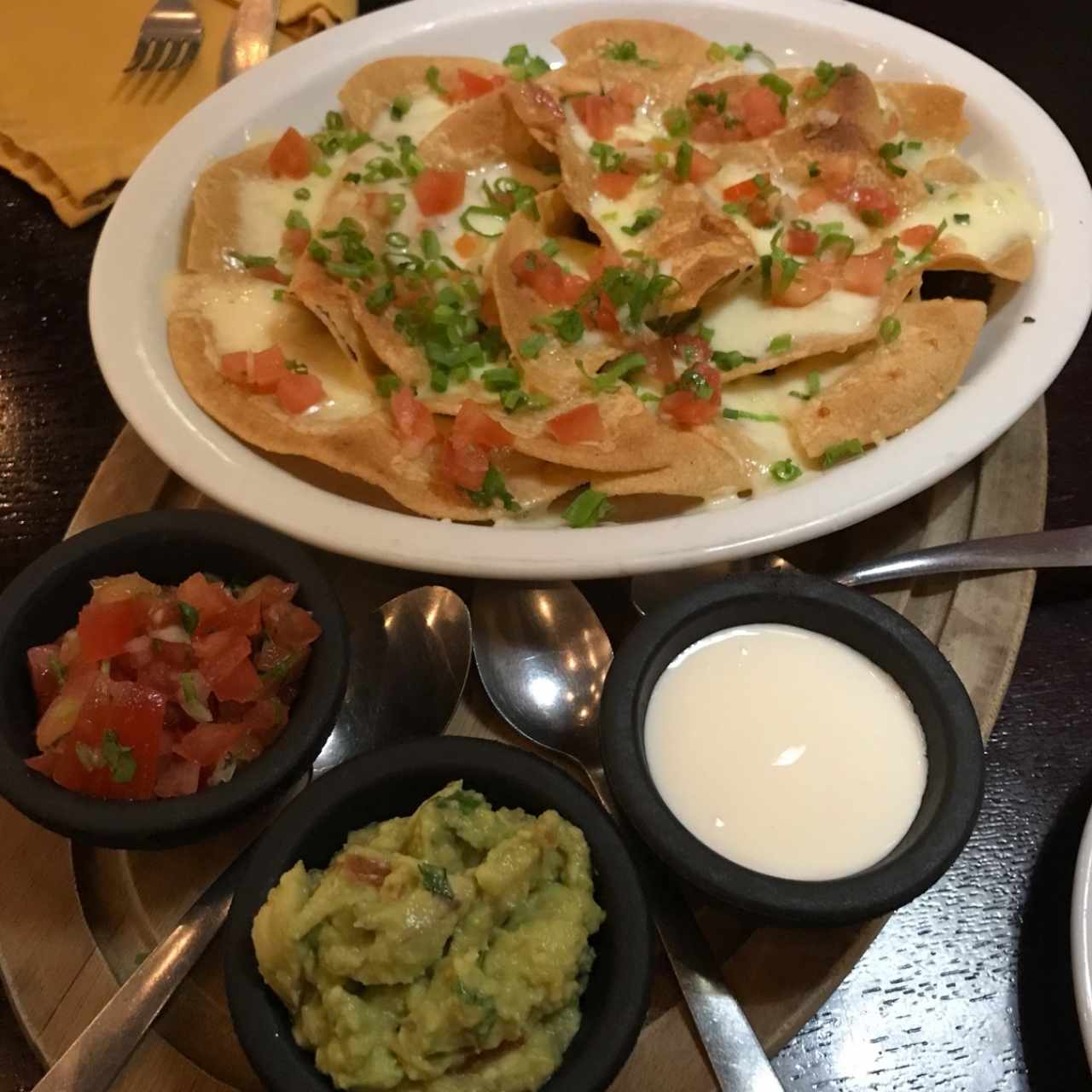 Nachos 3 quesos