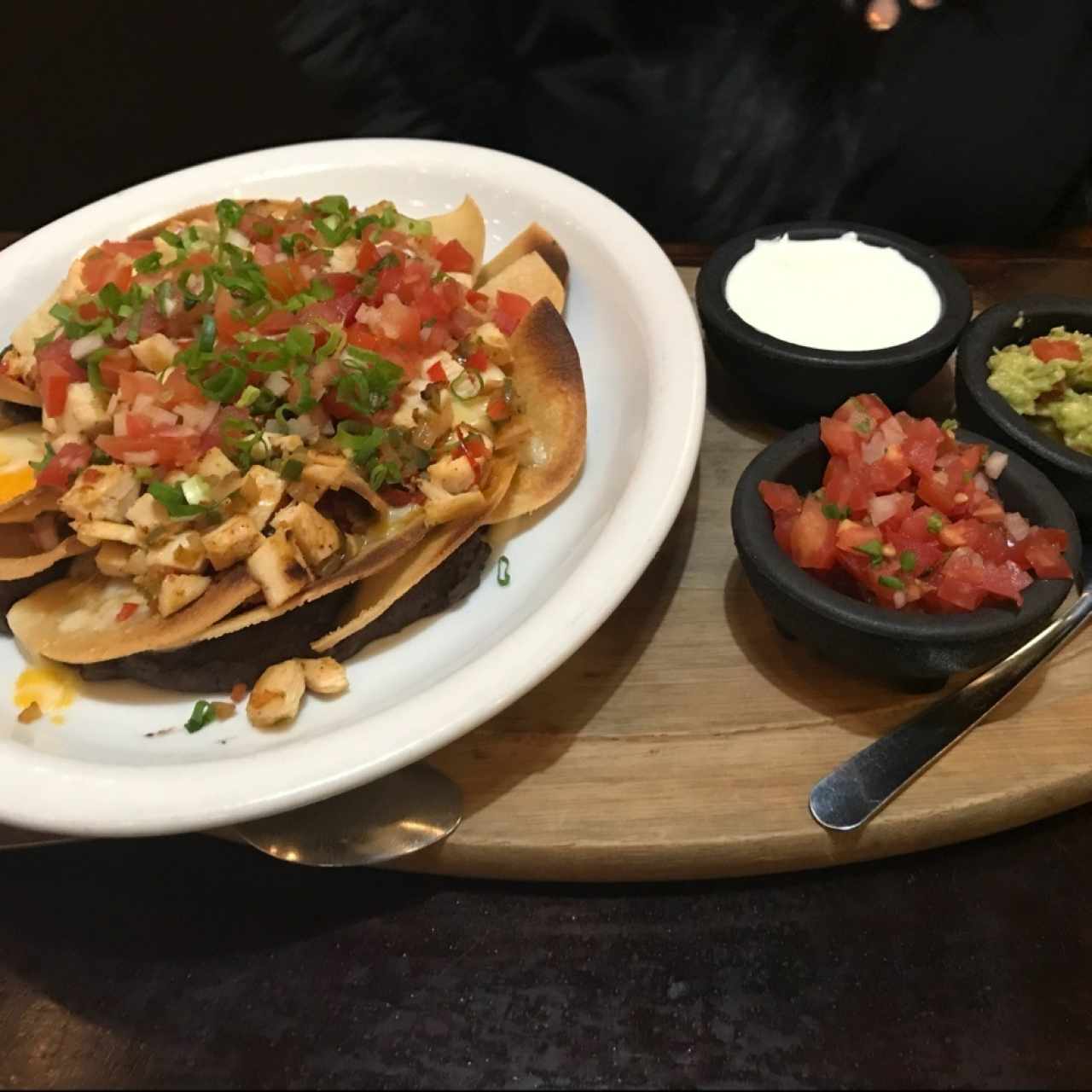 Nachos con pollo