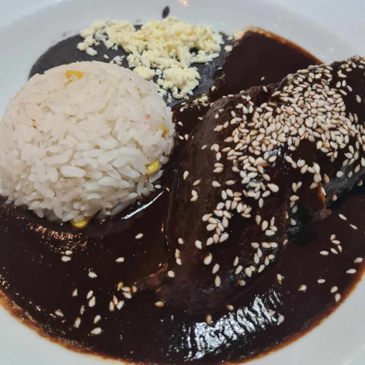 Pollo en Mole de Oaxaca