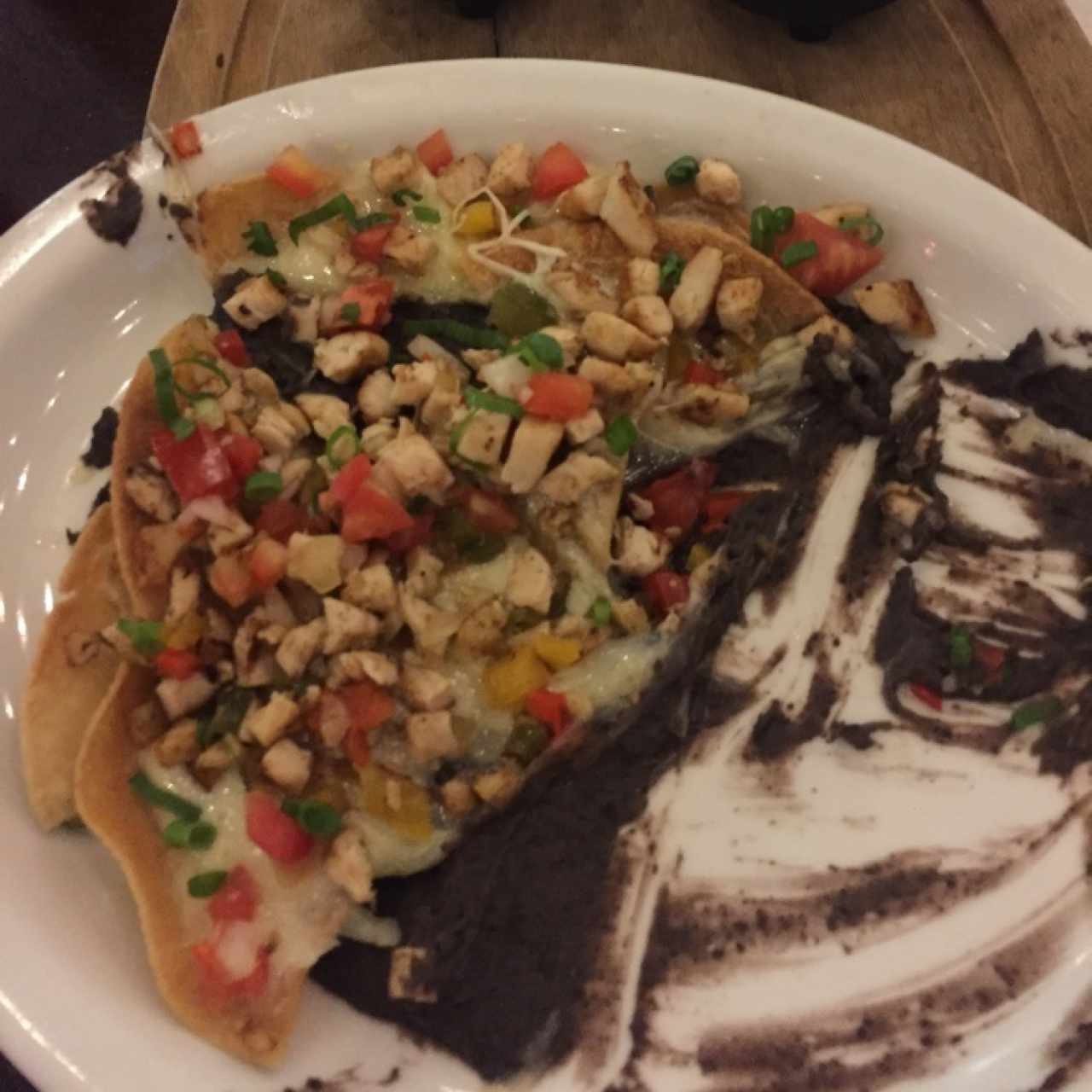 Nachos con pollo