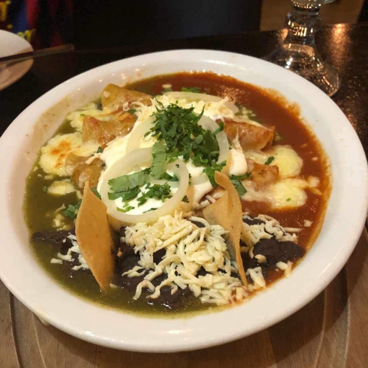 Enchiladas divorciadas