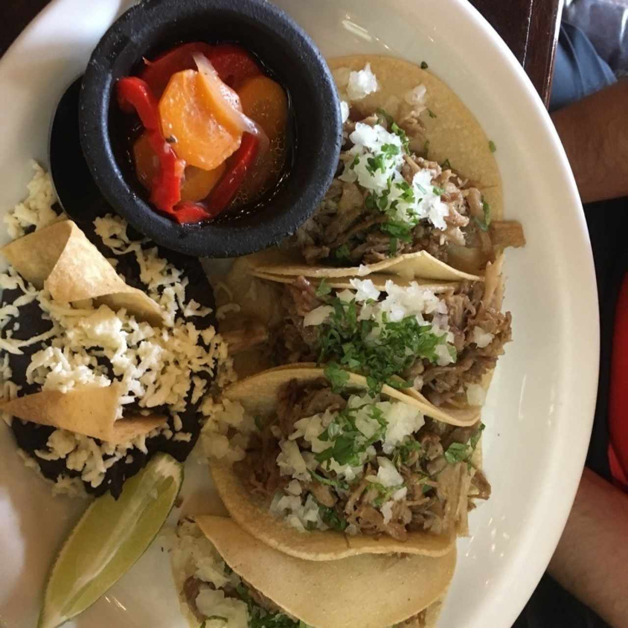 tacos carnita (cerdo)