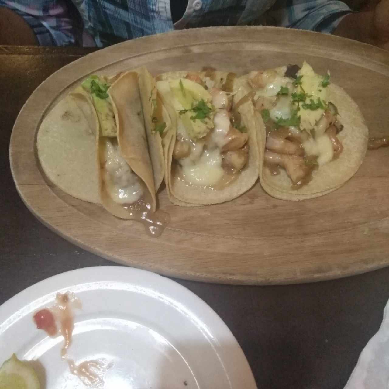 tacos de langostinos