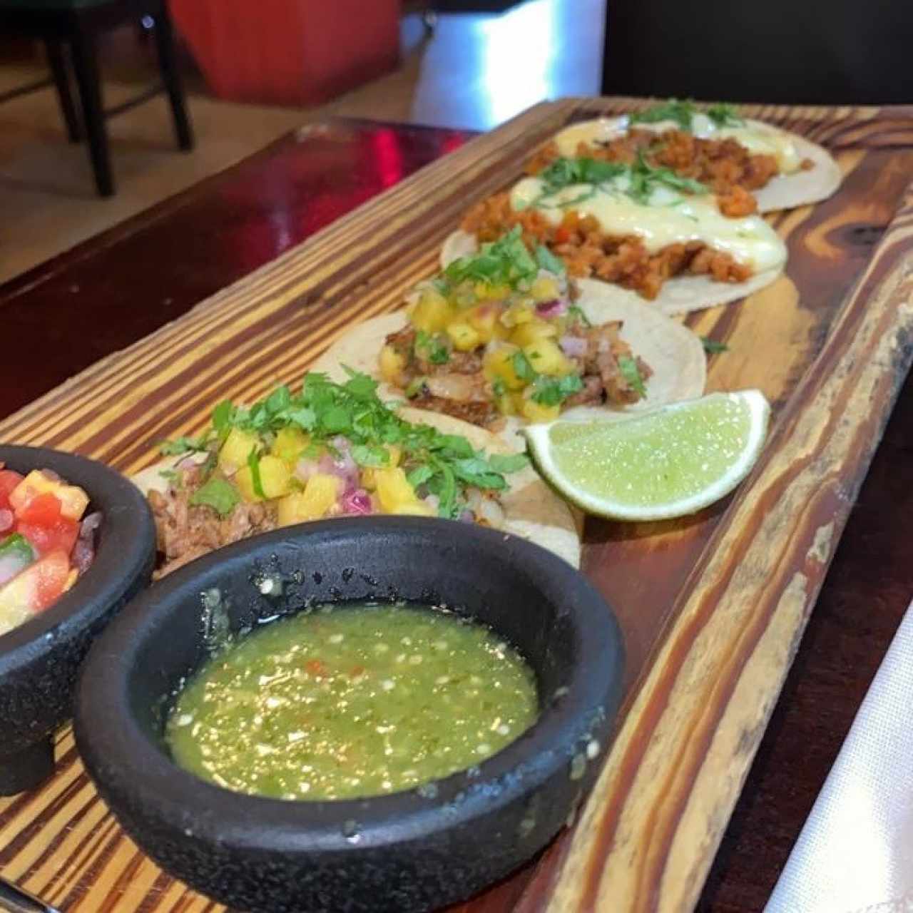 Tacos al Pastor / Tacos de Chorizo
