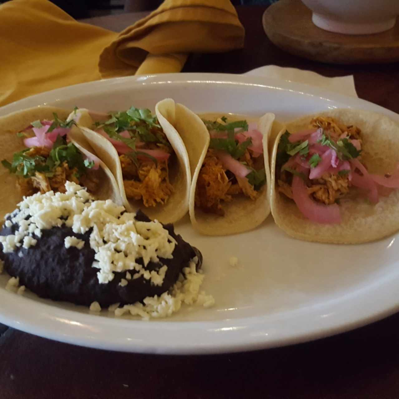 Tacos Blandos de Pollo
