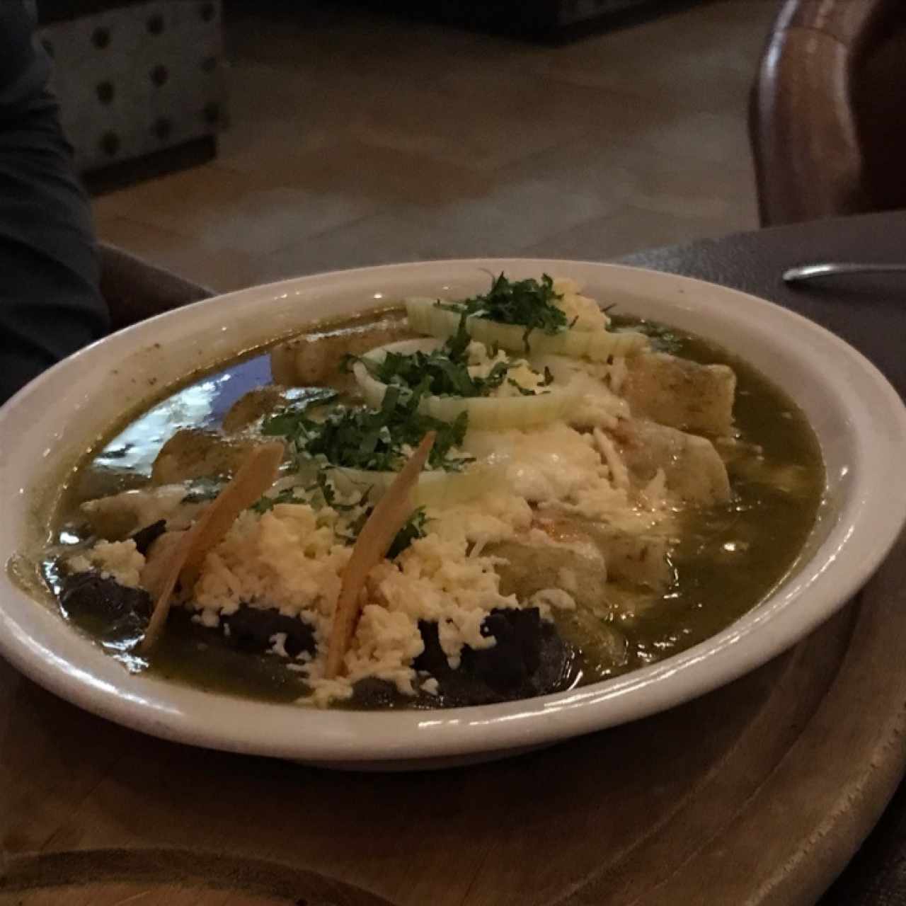 enchiladas verdes