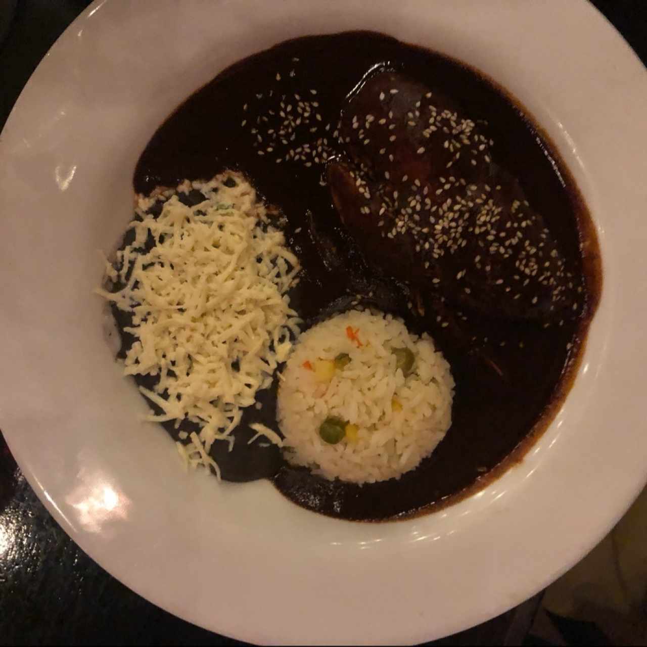 Pollo en Mole de Oaxaca