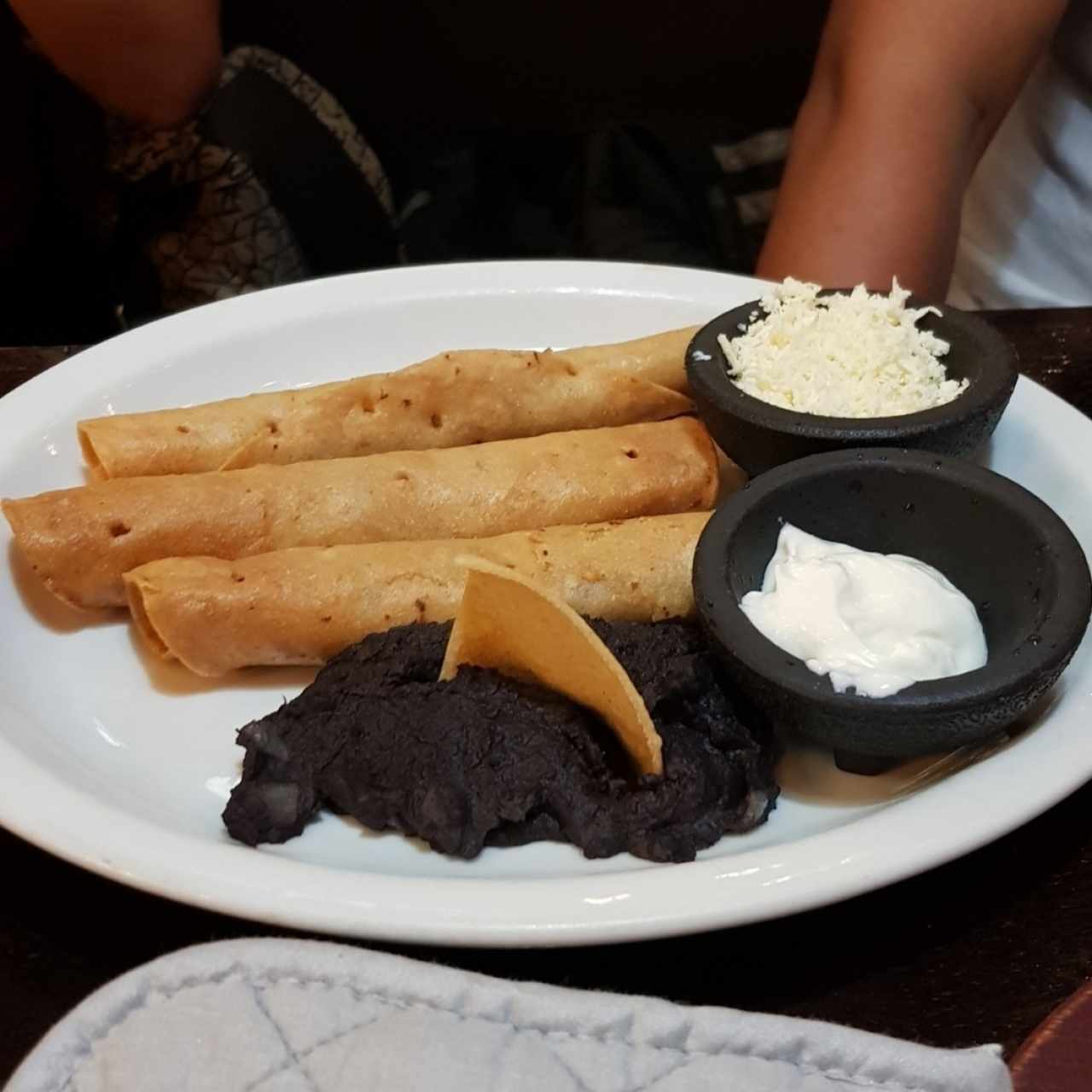 flautas de pollo