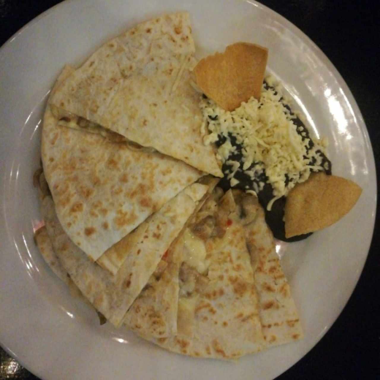 quesadillas norteña con hongos