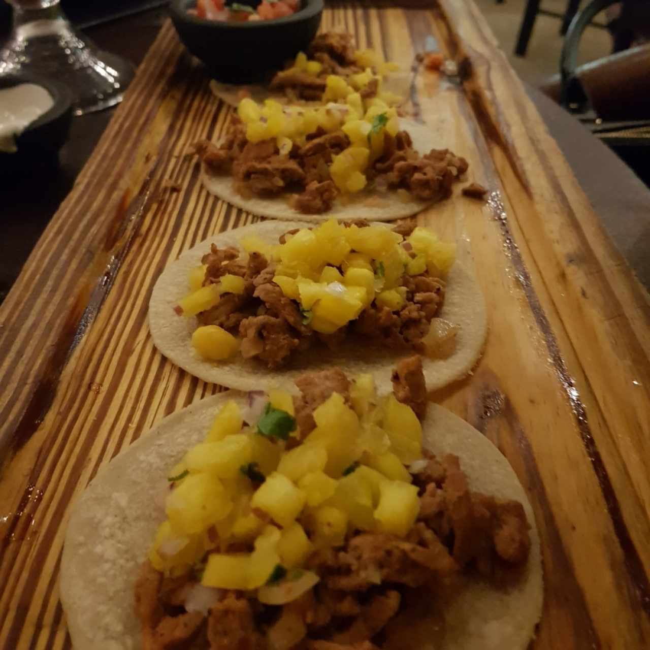 Tacos al pastor.