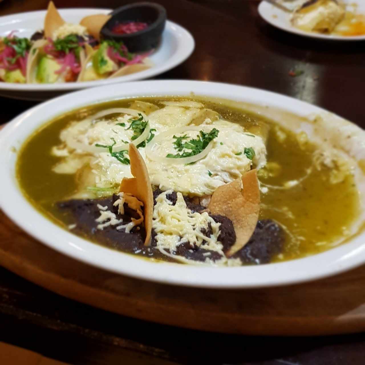 Enchiladas Verde Gratinadas