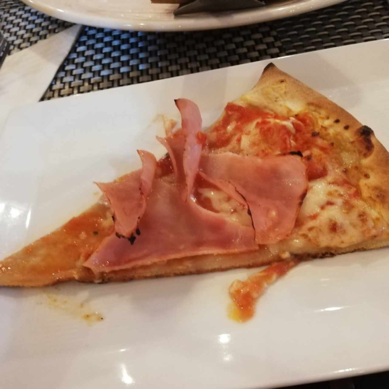 jamón pizza