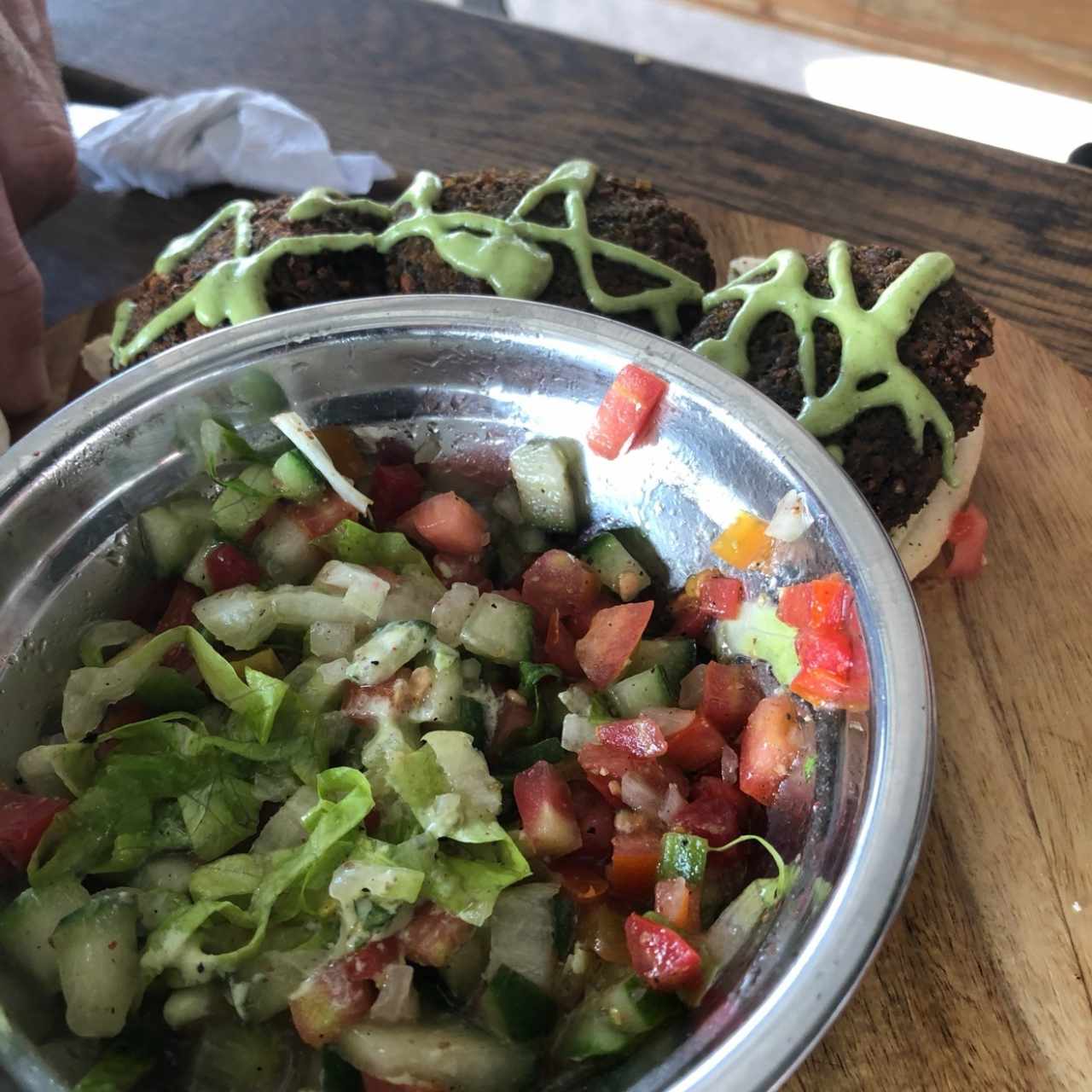 Ensalada con cordero 