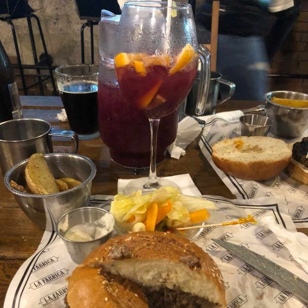 la gillotina + sangria!🤗