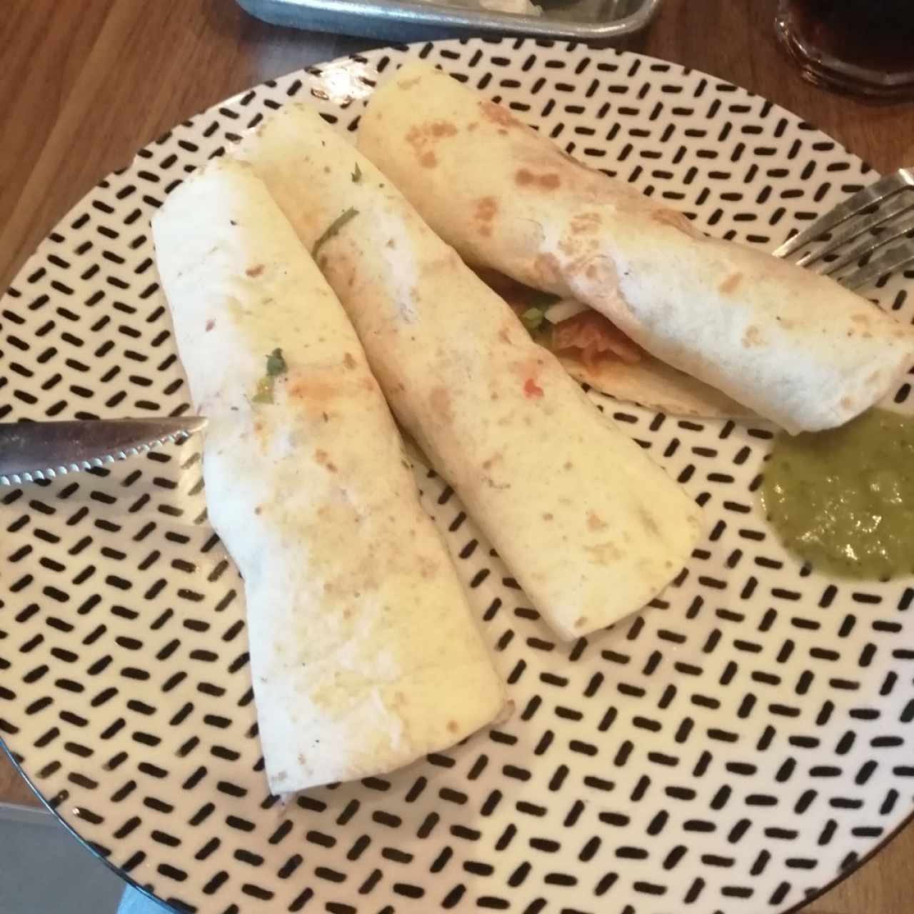 Tacos al Pastor con queso