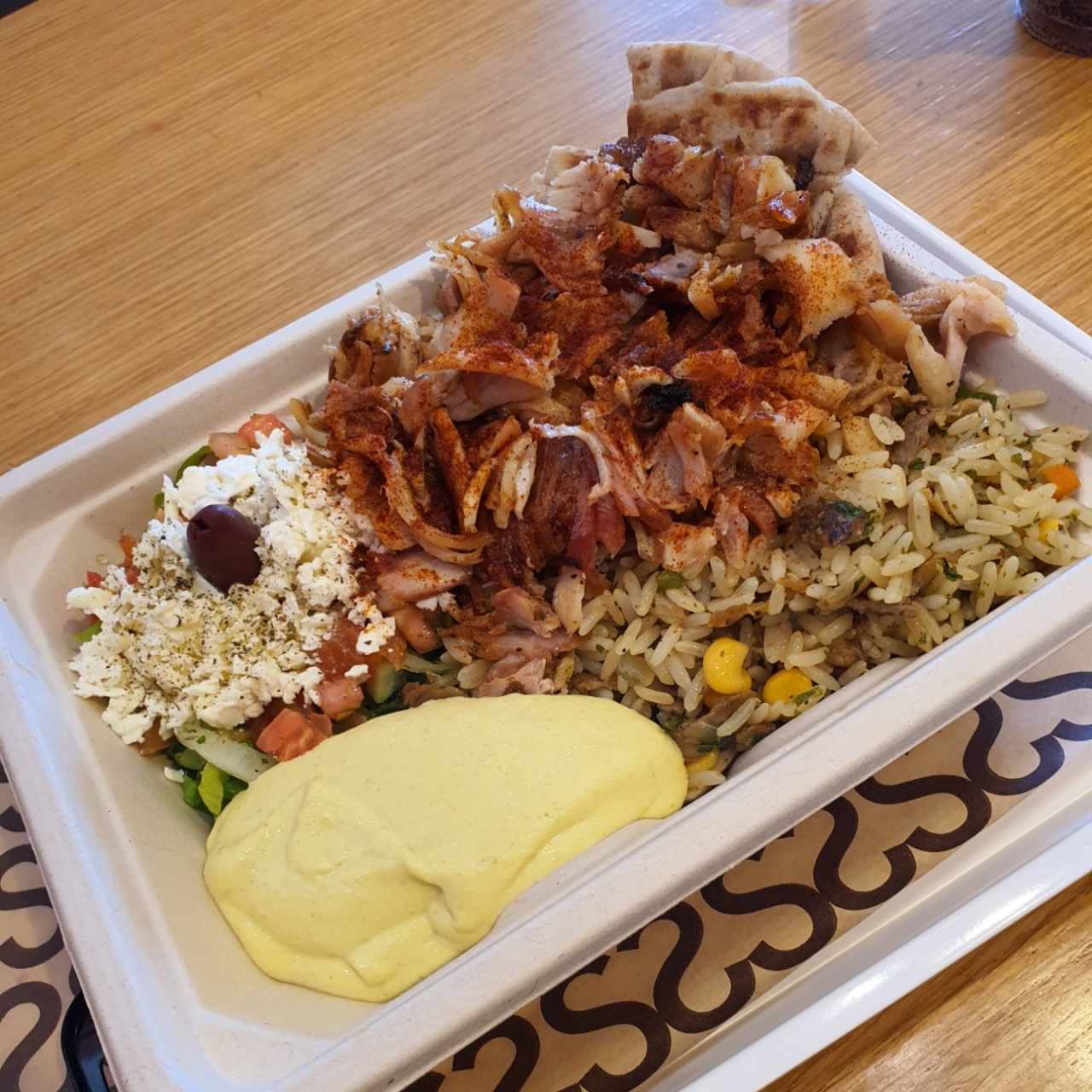 Chicken Platter with Greek Salad & Suvlas Dressing