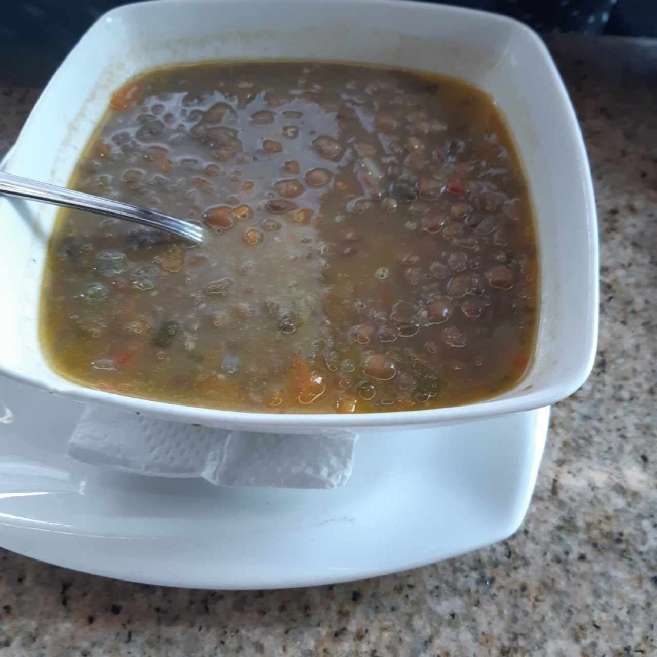 sopa de lenteja 