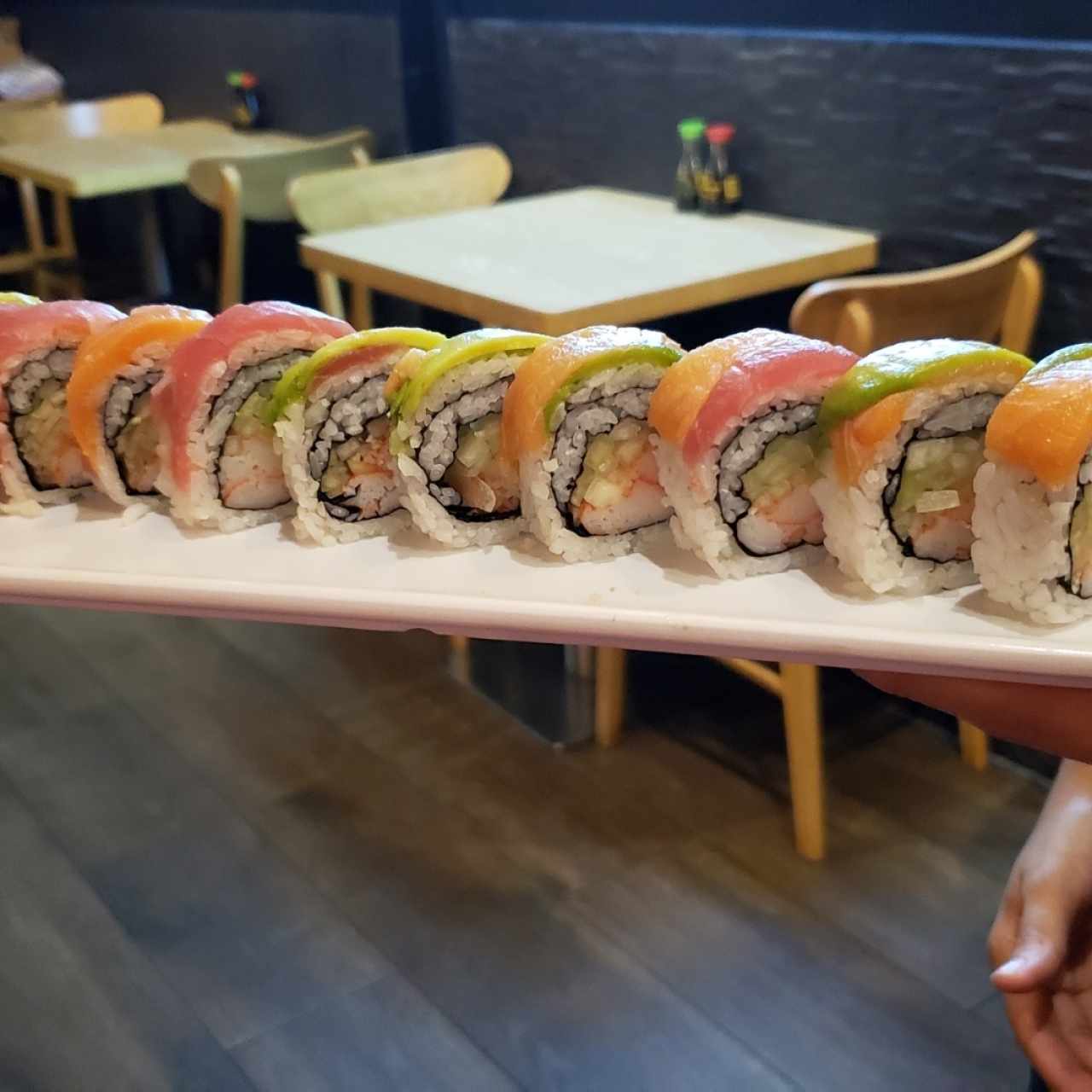 Sushi rolls - Rainbow roll