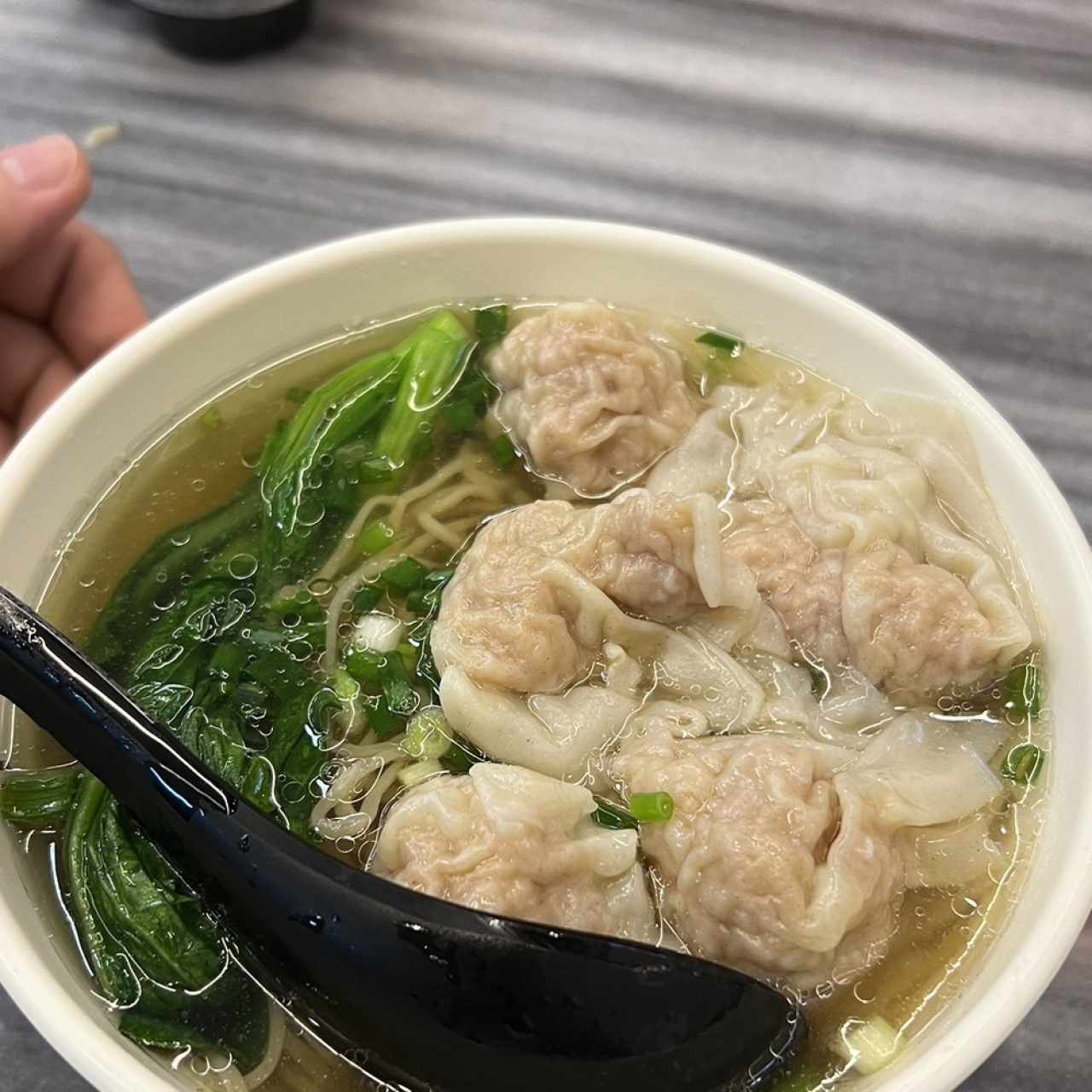 Sopa De Wanton De Puerco Con Fideos