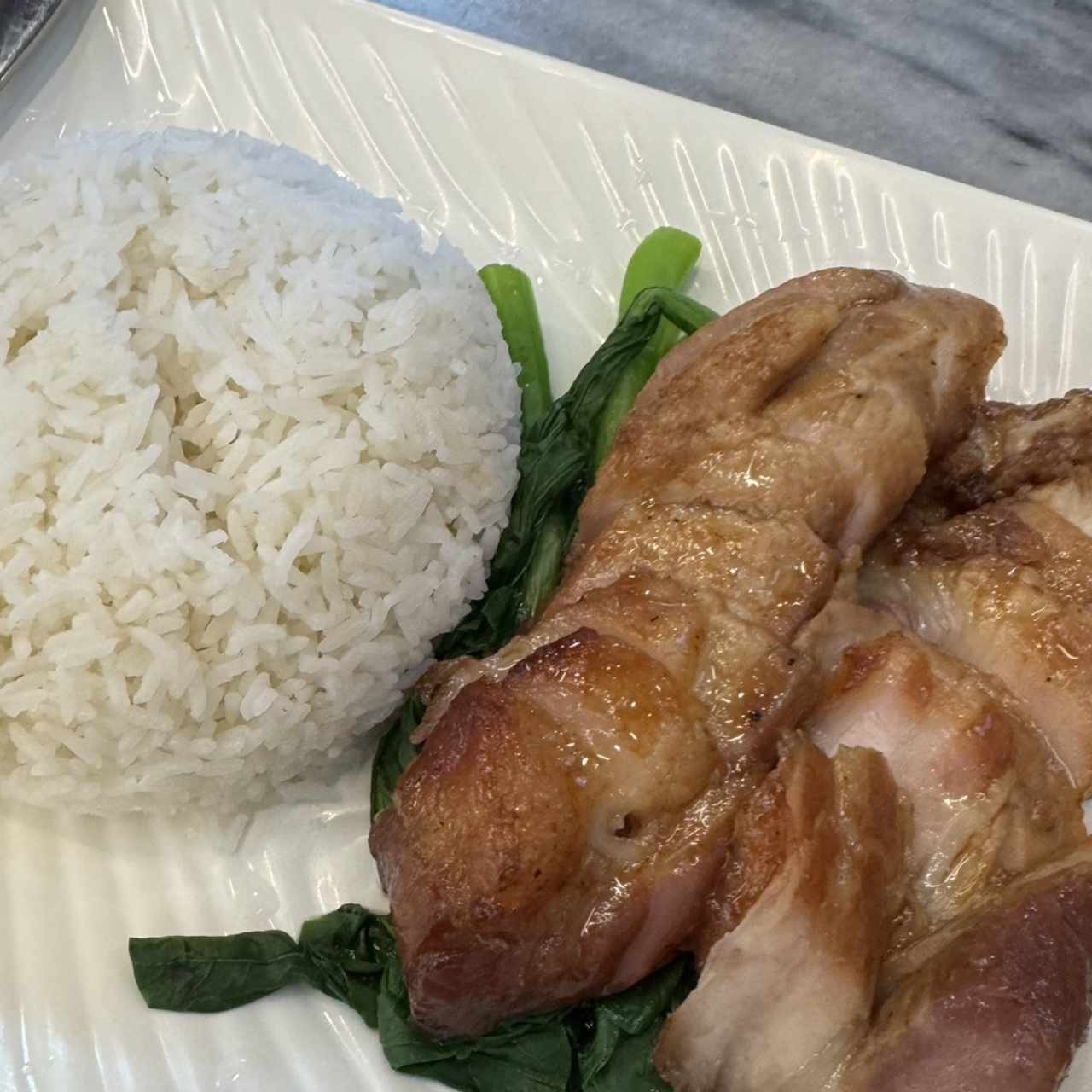 Arroz Con Puerco Liso Asado