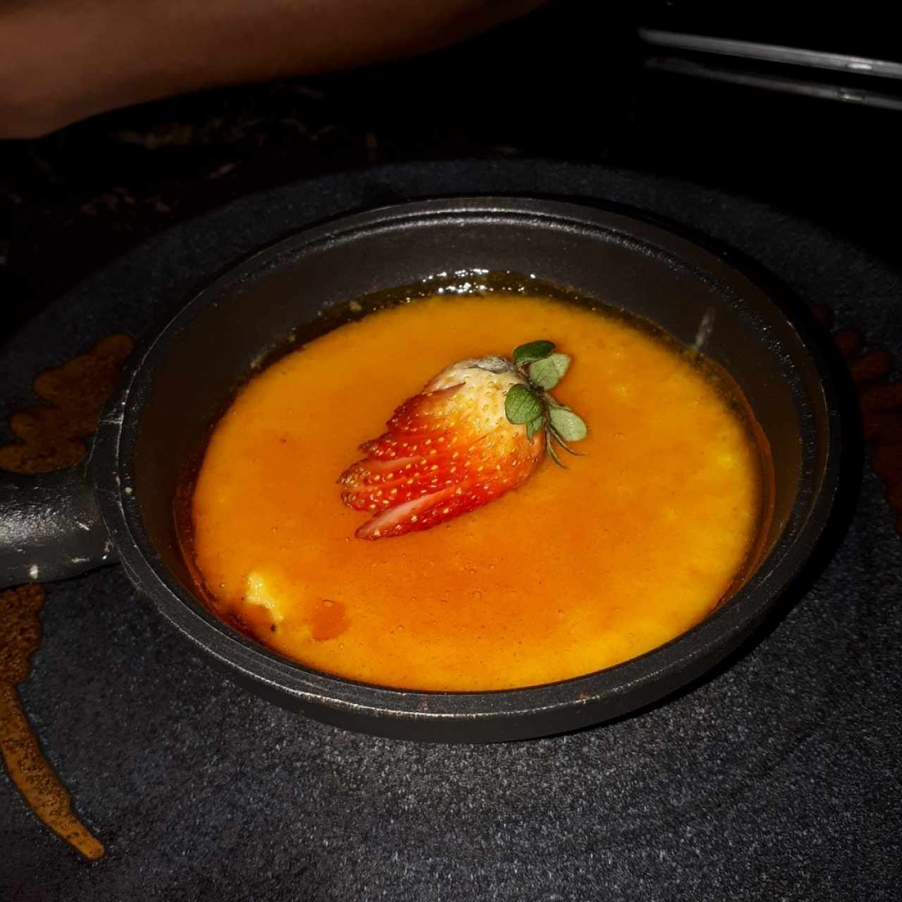 creme brulee de chicheme