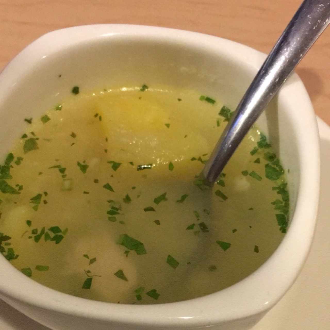 rica sopa de cortesia