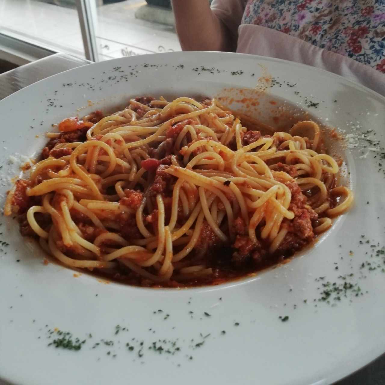 espagueti boloñesa