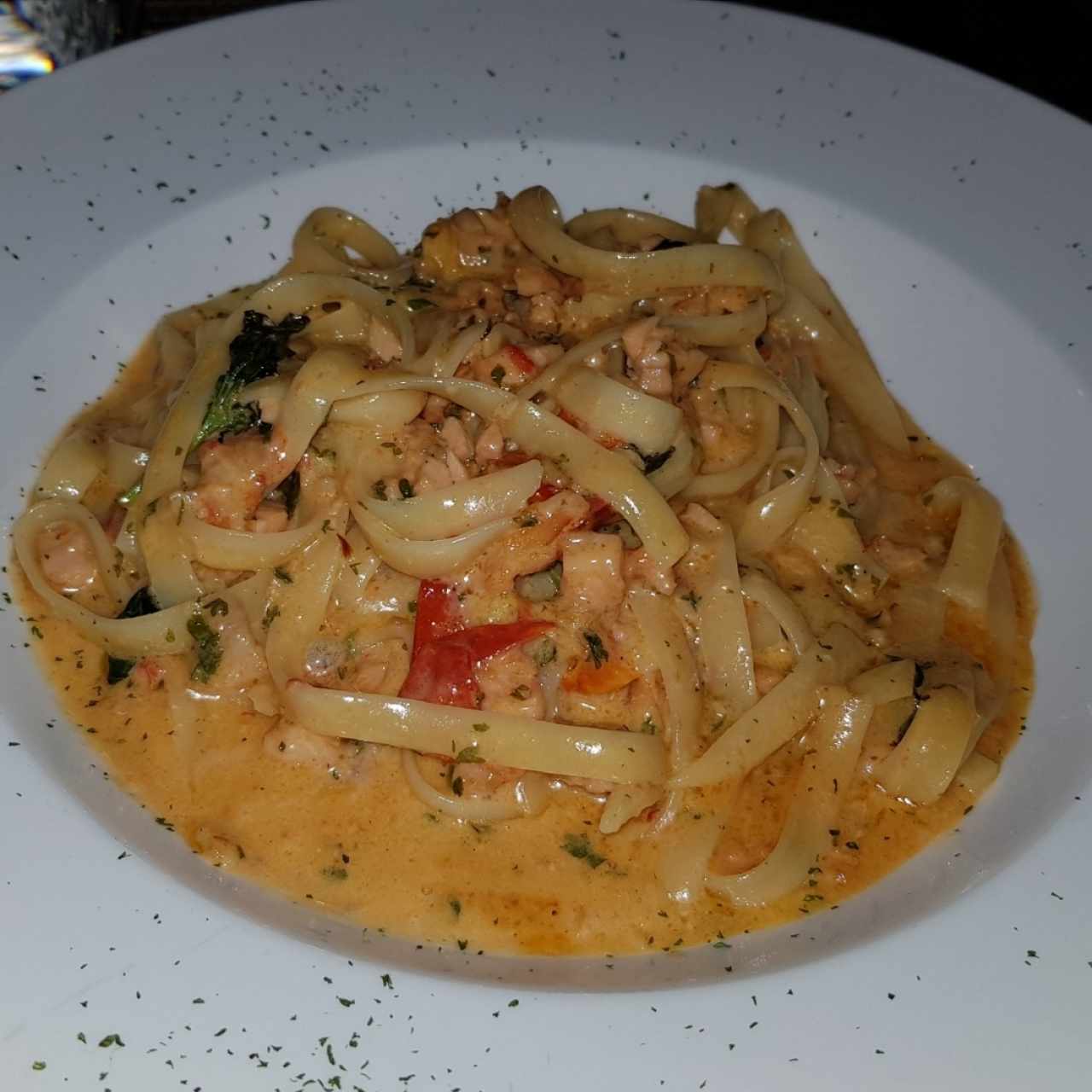 Fettuccine al Salmone