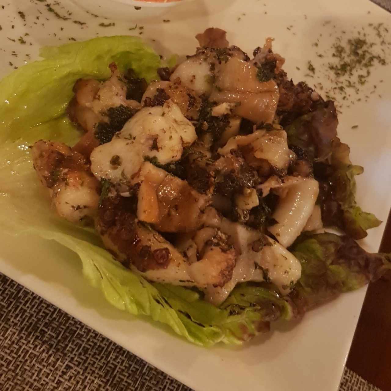 pulpo a la criolla