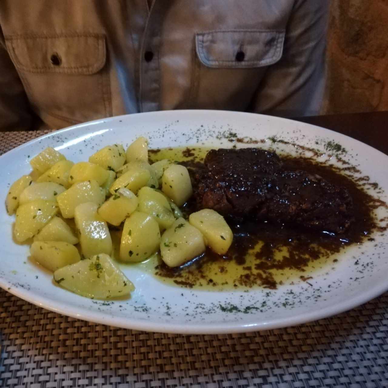 Filete de res a la pimienta