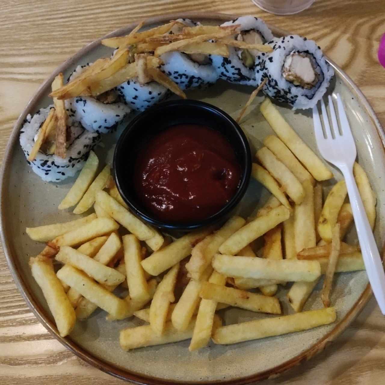 Mini Chicken Roll with French Fries