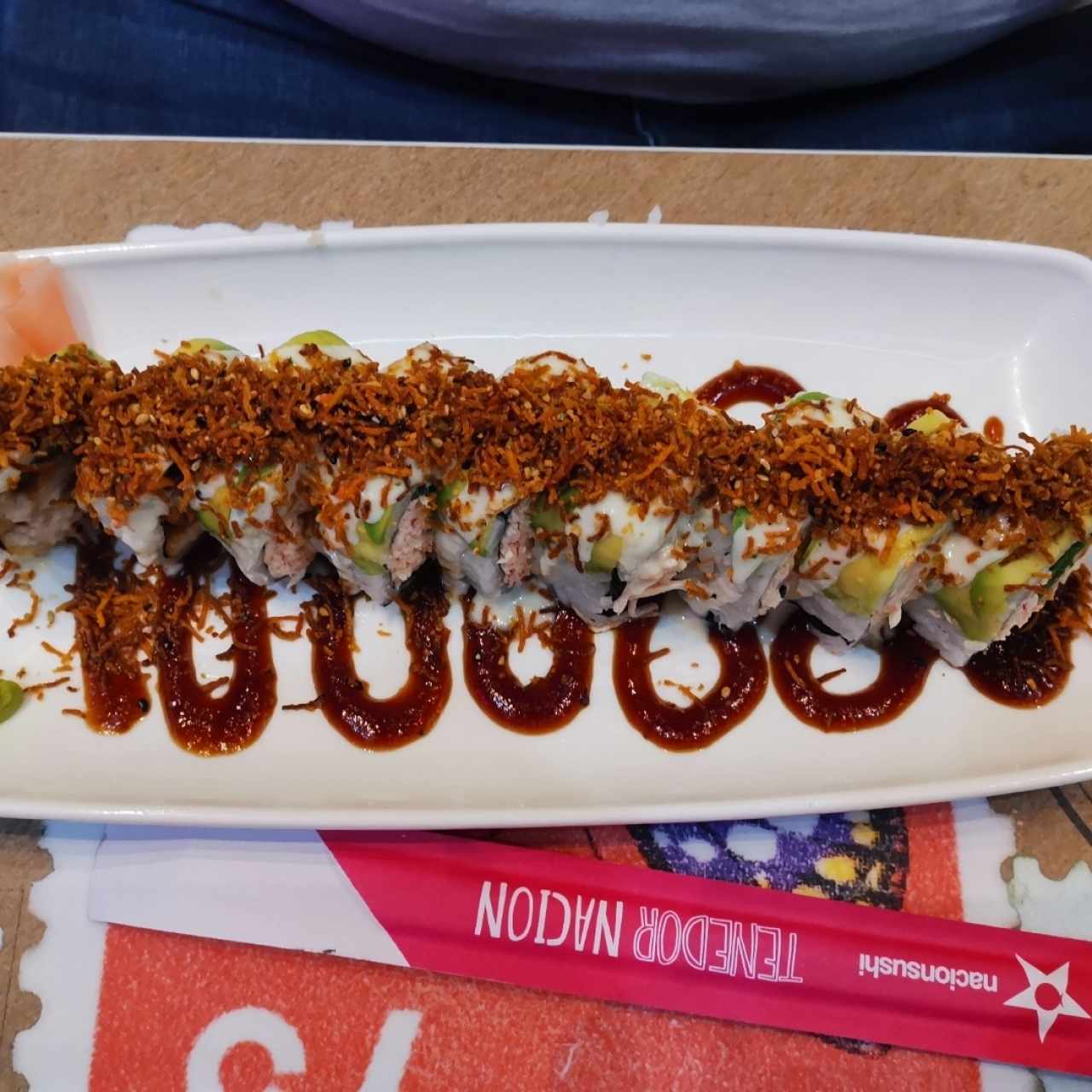 La gran muralla sushi roll