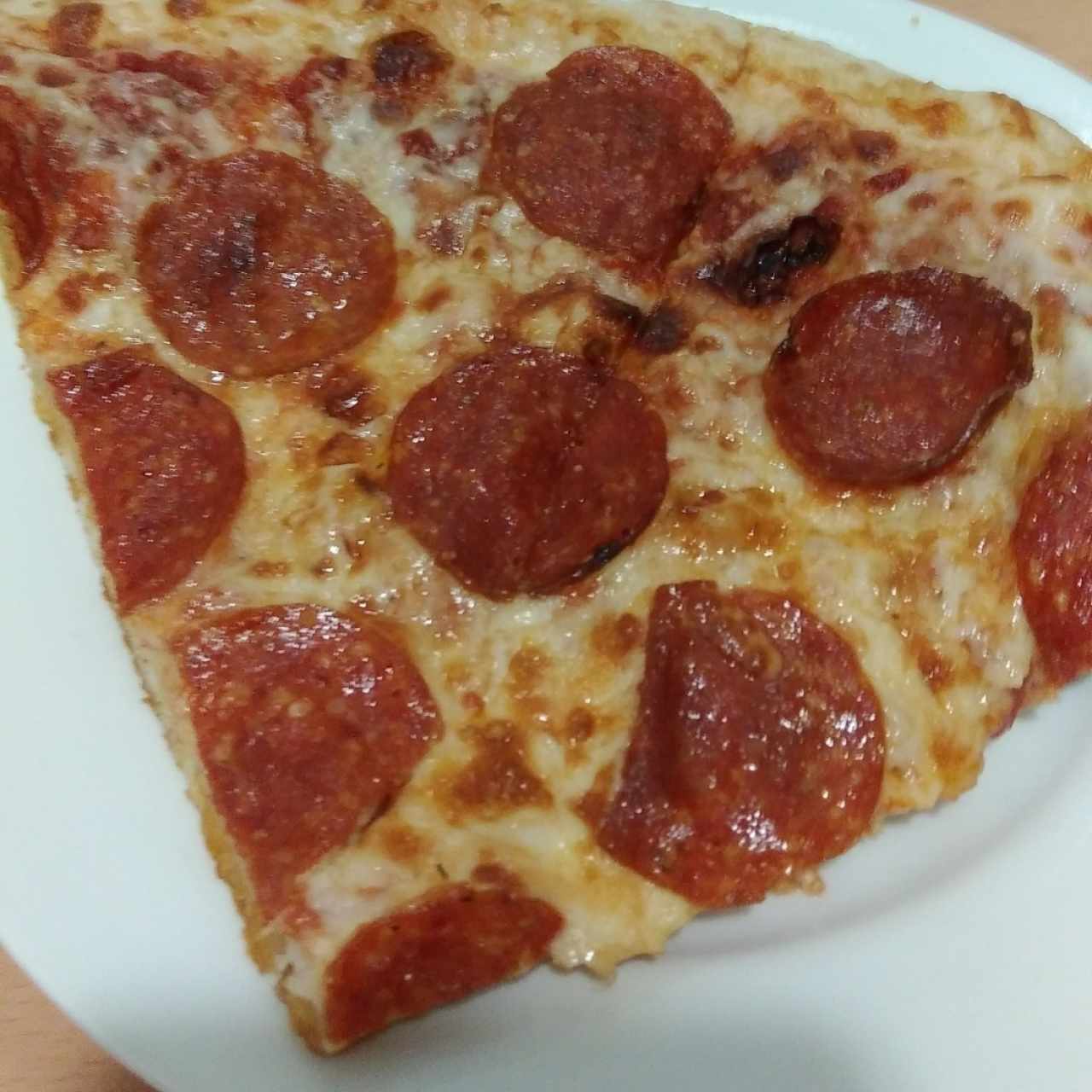 Pizza de pepperoni.