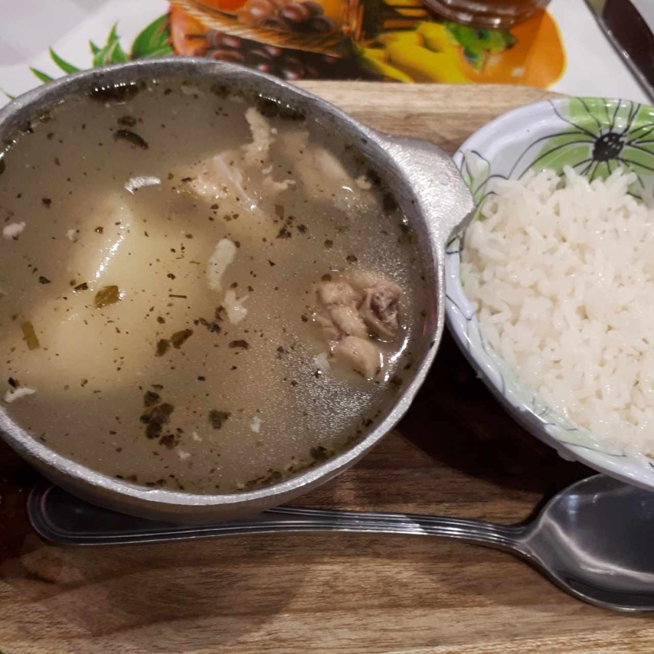 sancocho con arroz