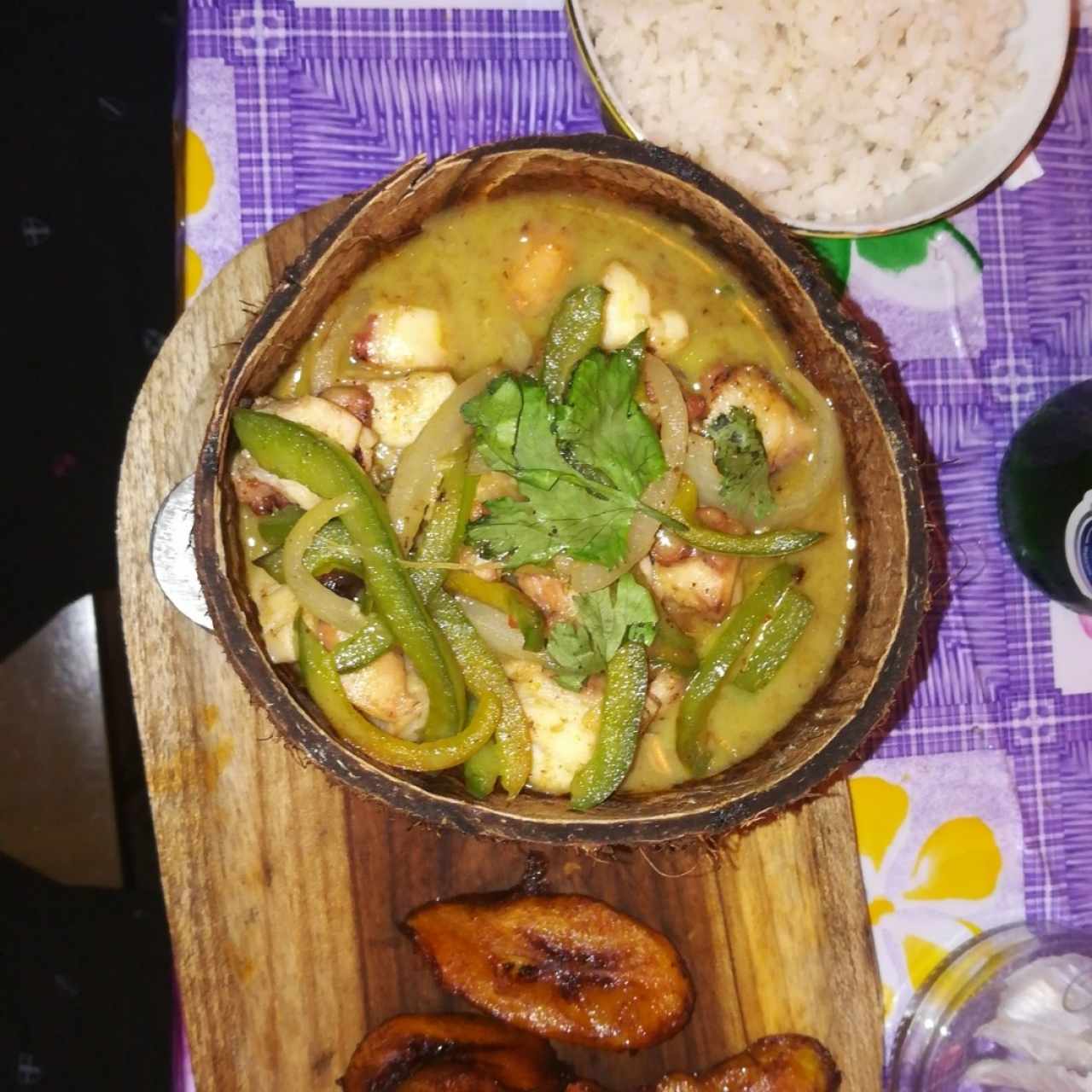 Pulpo a la Caribeña