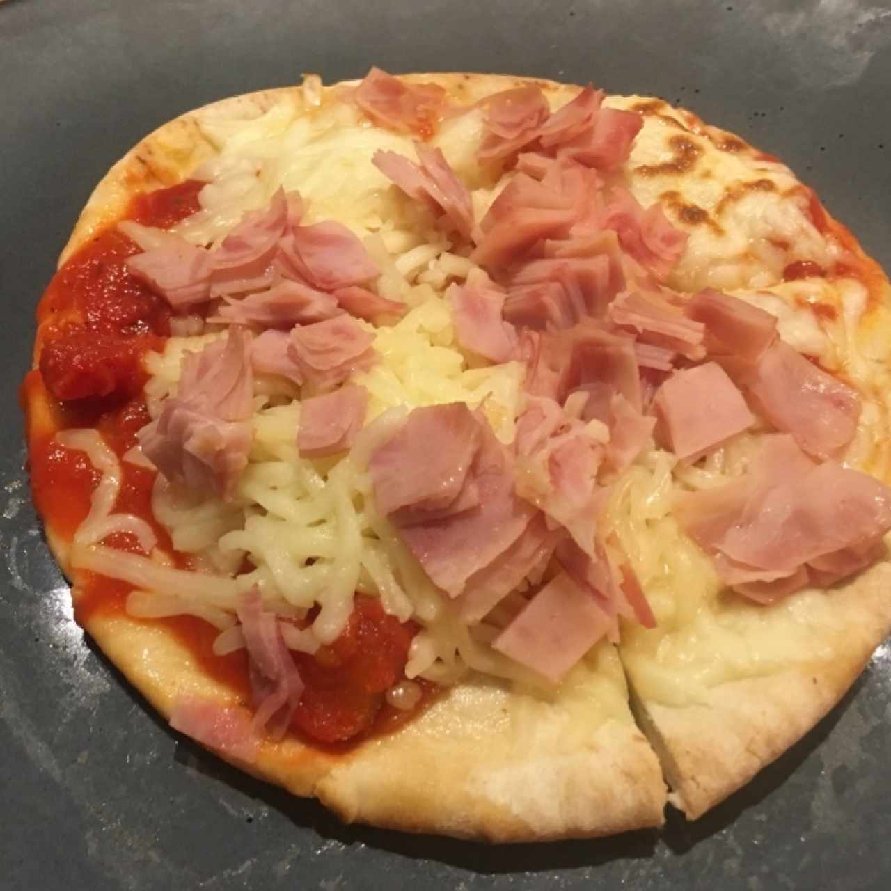 pizza de jamon para niños