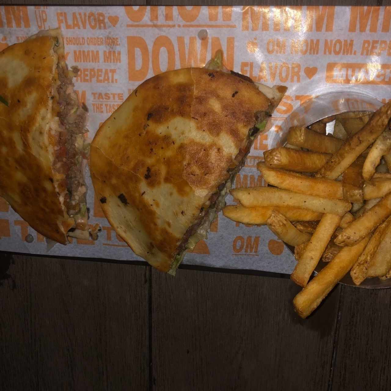 Quesadilla burger