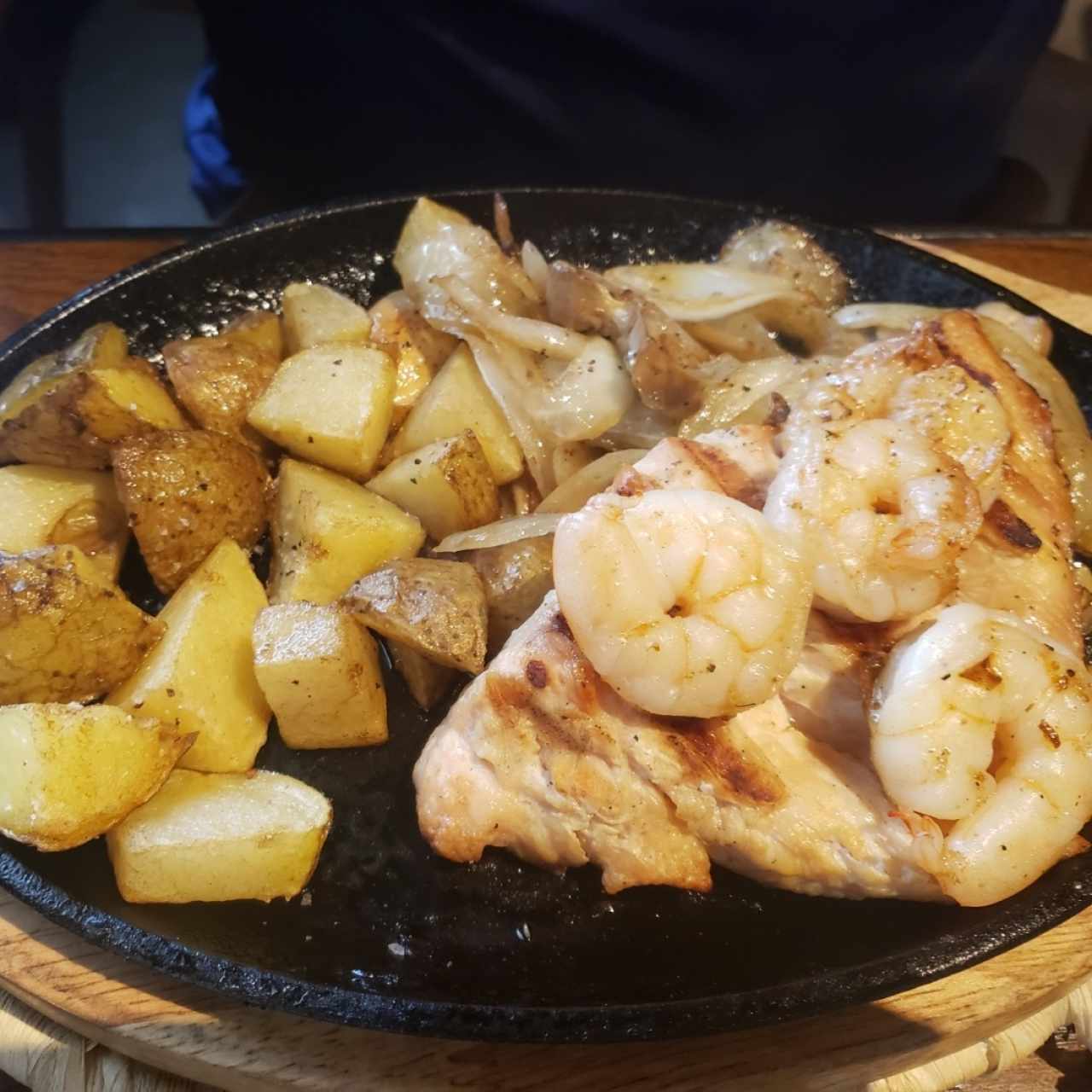 chicken shrimp - lunch menú 