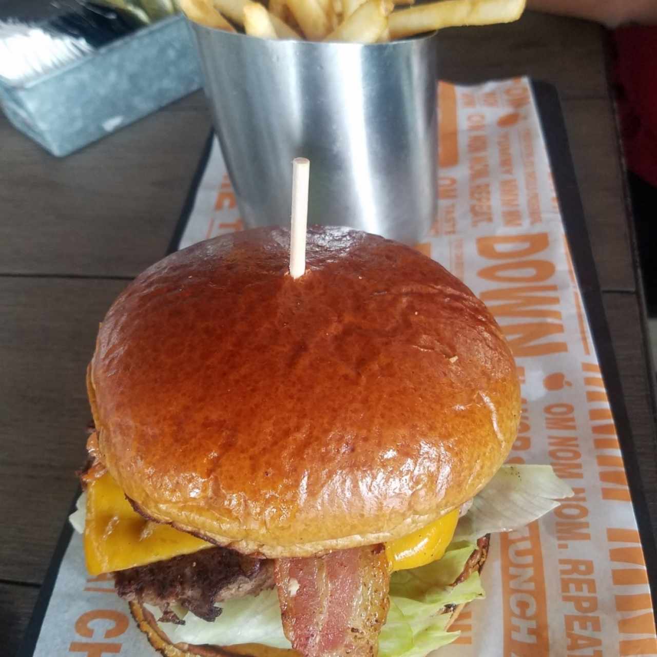 bacon cheese burger