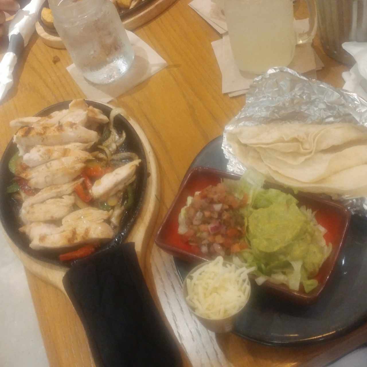 Fajitas de pollo