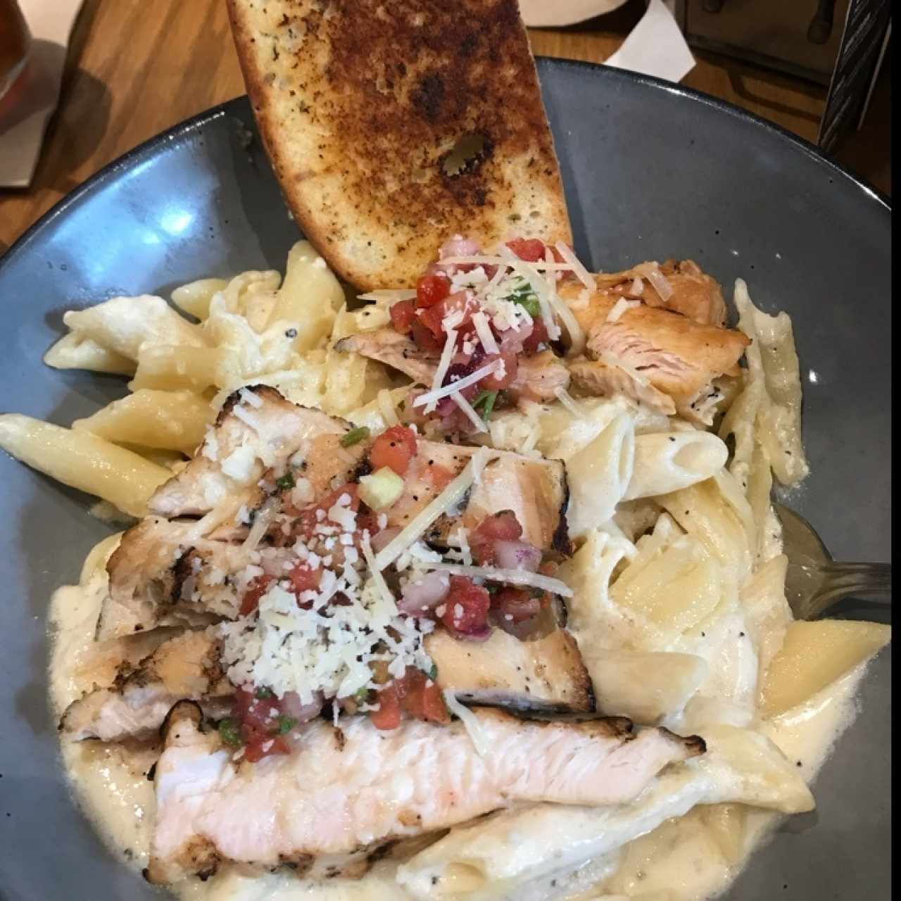 Tree cheese chicken pasta