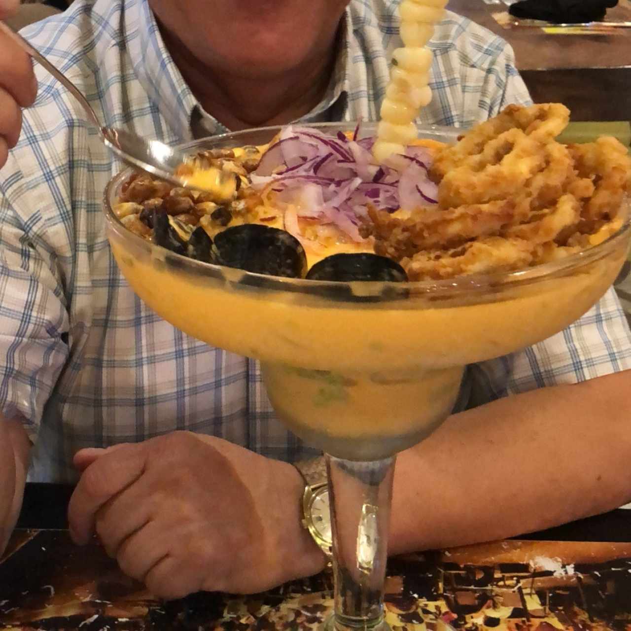 ceviche en copa!