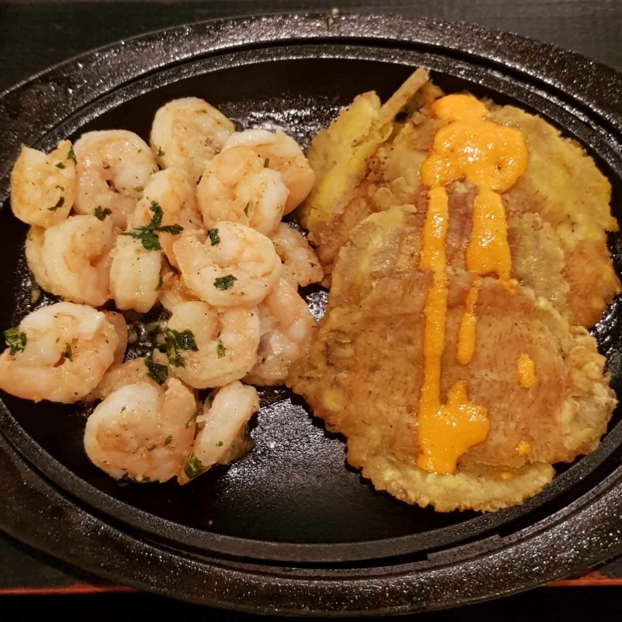 Camarones a la parrilla