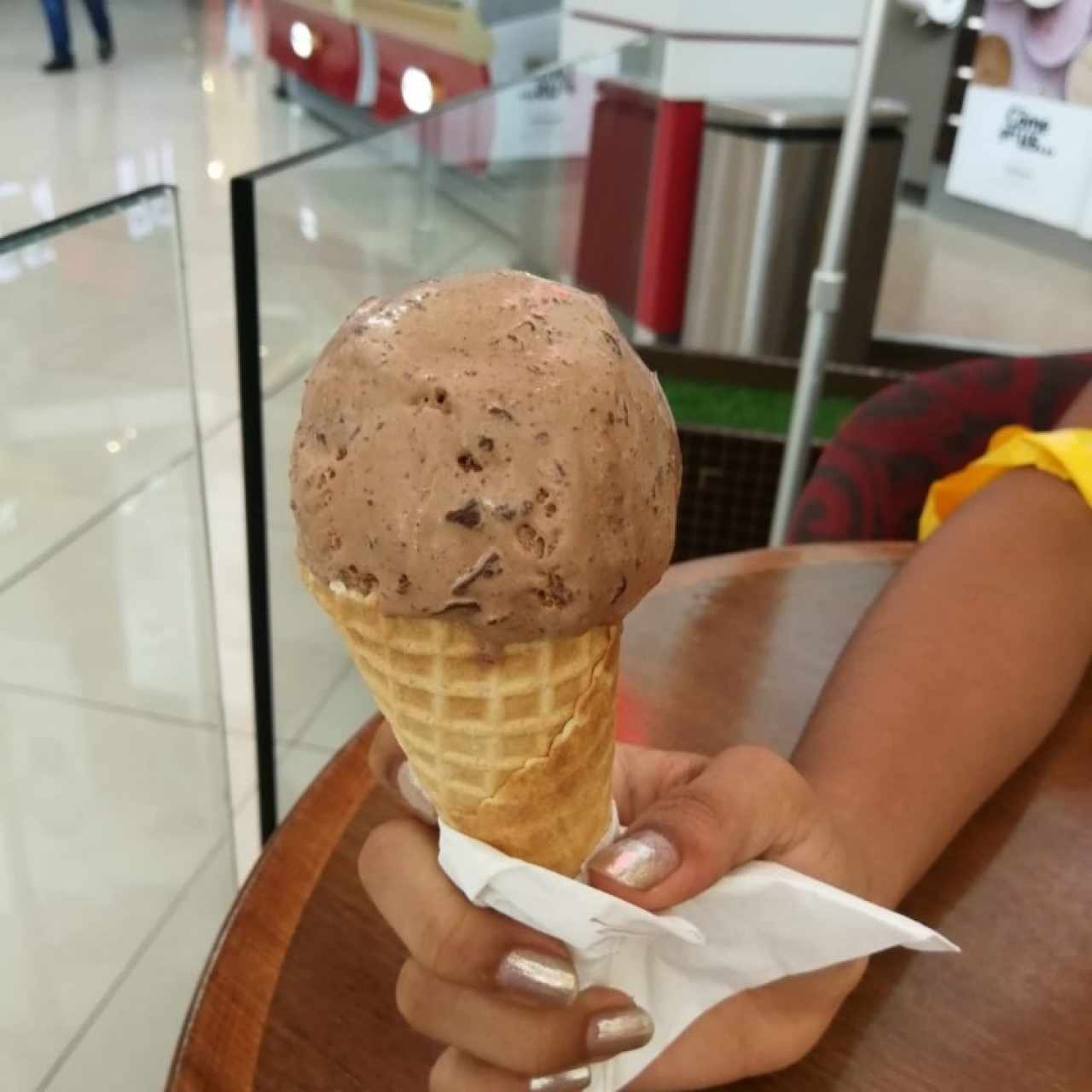 helado de chocolate belga