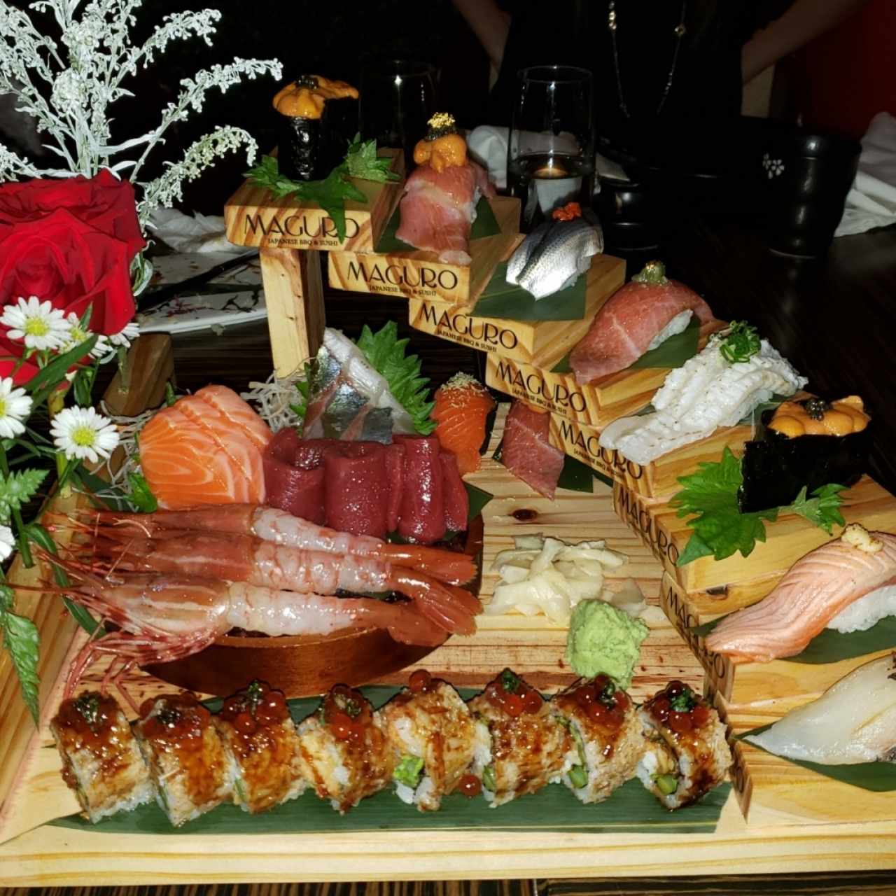 Nigiri, Sushi, Sashimi Tower