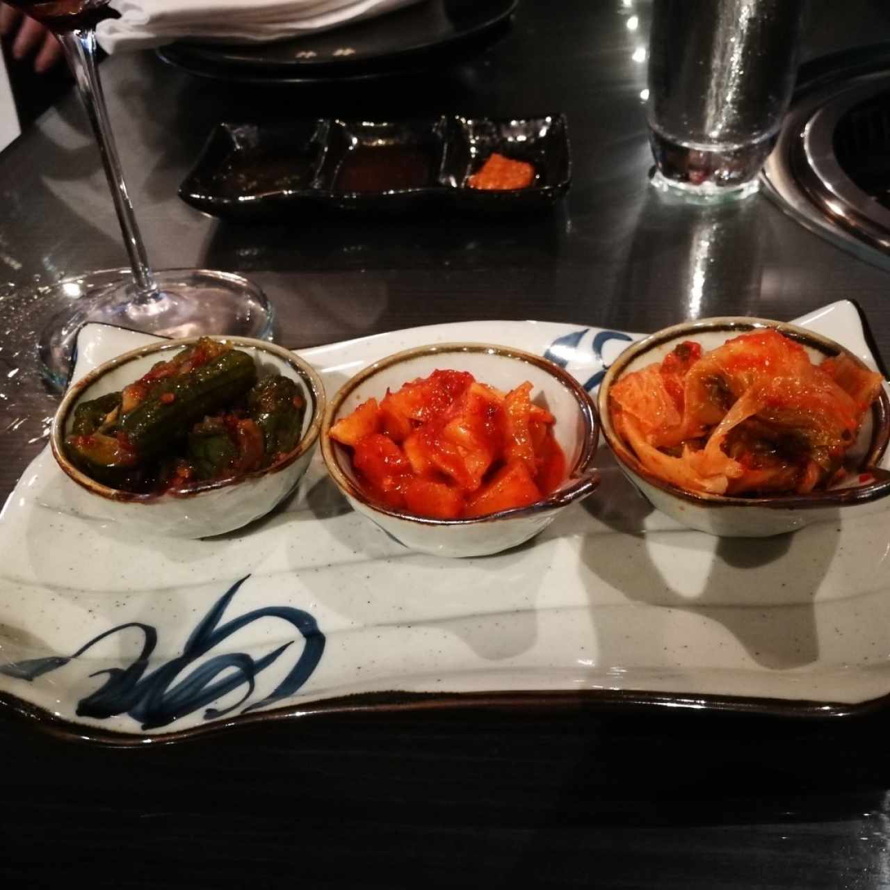 three course kimchee