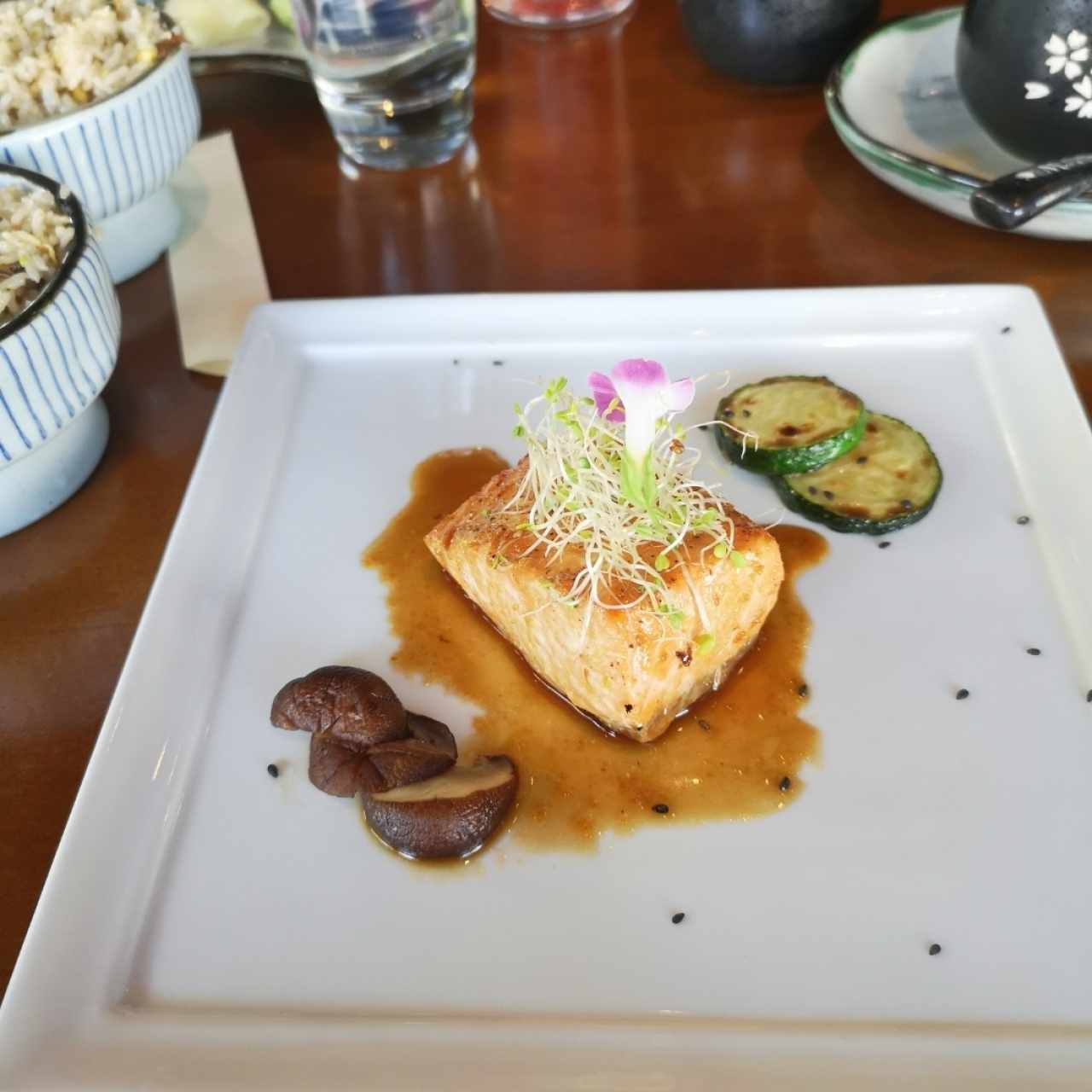 Salmón Teriyaki